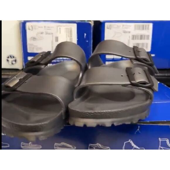 •VNDS• Birkenstock Charcoal Arizona Essentials EVA sandal, Narrow fit • EU39 - Picture 6 of 6